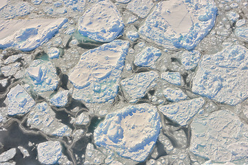 Image showing melting ice over the Greenland