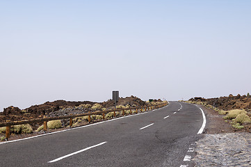 Image showing Empty road in Tenerife