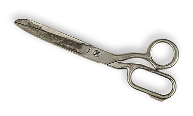 Image showing Closed old tailor scissors