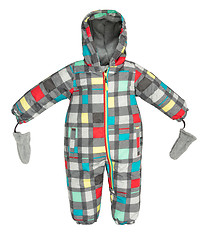 Image showing Childrens snowsuit fall