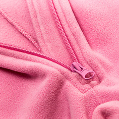 Image showing Close up zipper fleece