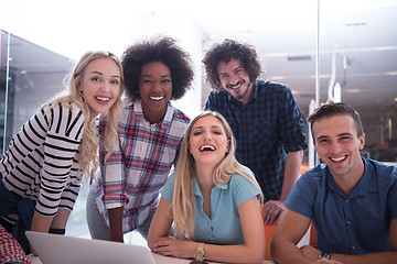 Image showing Multiethnic startup business team on meeting