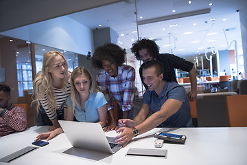 Image showing Multiethnic startup business team on meeting