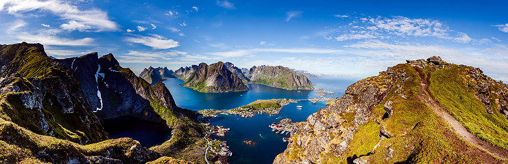 Image showing Lofoten archipelago panorama