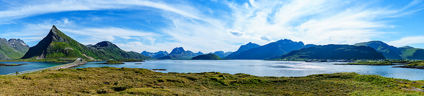 Image showing Lofoten archipelago panorama