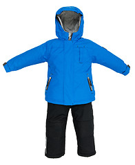 Image showing Childrens snowsuit fall