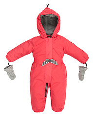 Image showing Childrens snowsuit fall