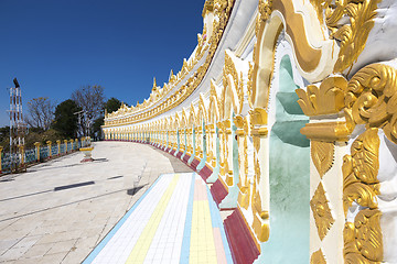 Image showing Umin Thounzeh temple in myanmar