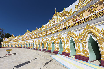 Image showing Umin Thounzeh temple in myanmar