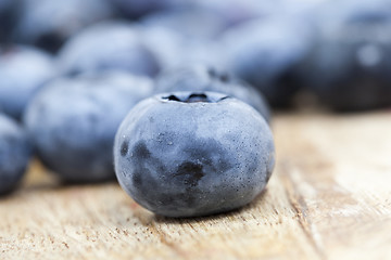 Image showing ripe berries blueberry