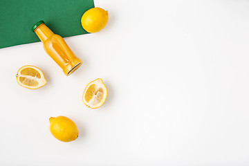 Image showing Detox drinks on white background