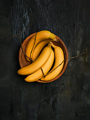 Image showing The group of bananas