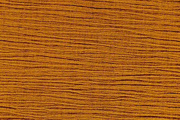 Image showing Gold ochre crinkled material background texture