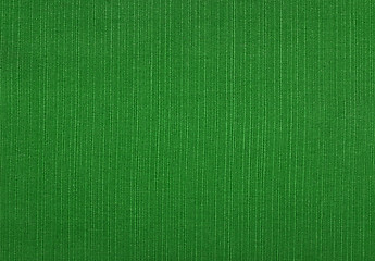 Image showing Forest green coarse woven fabric background