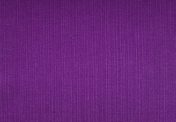 Image showing Purple coarse woven fabric background 