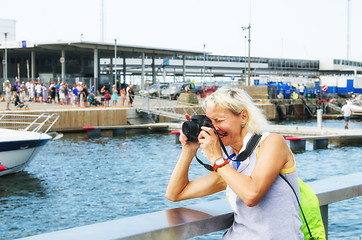 Image showing Woman photographs