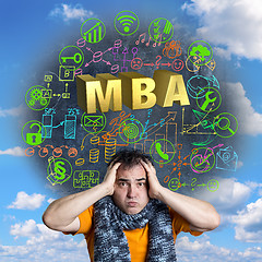 Image showing Humorous MBA Concept For Continued Education