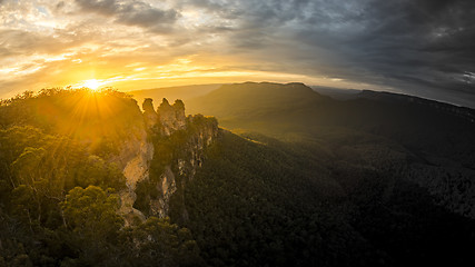 Image showing Tree Sisters Blue Mountains Australia