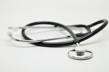 Image showing Medical stethoscope isolated