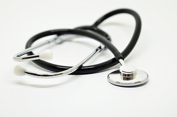 Image showing Medical stethoscope isolated