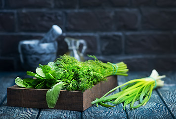 Image showing fresh greens