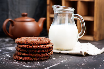 Image showing chocolate cookies