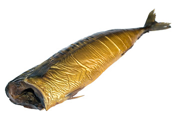 Image showing Smoked mackerel  isolated