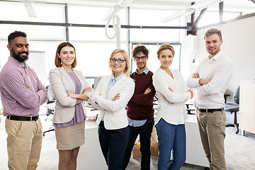 Image showing happy business team in office