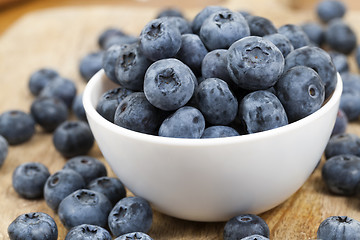 Image showing blue blueberries closeup