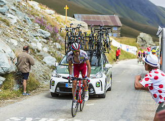 Image showing The Cyclist Alberto Losada Alguacil - Tour de France 2015