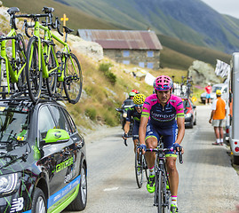 Image showing The Cyclist Rafael Valls Ferri - Tour de France 2015