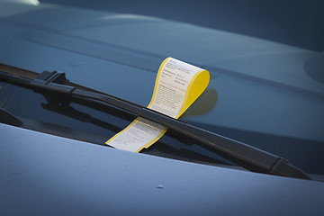 Image showing Parking Ticket