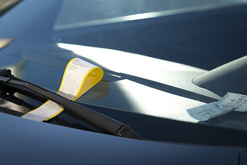 Image showing Parking Ticket