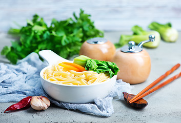 Image showing boiled spaghetti