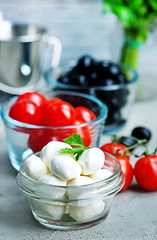 Image showing ingredients for caprese salad 