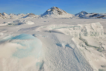 Image showing Greenland frozen ice