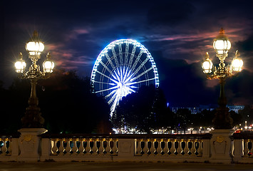 Image showing View on Ferris Wheel