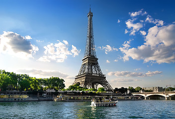 Image showing Parisian summer landscape