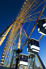 Image showing Cabins of Ferris Wheel