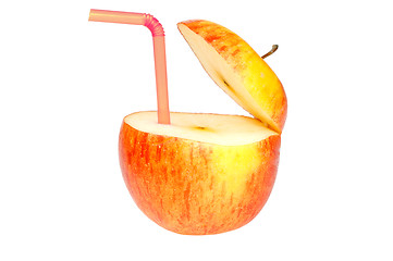 Image showing Abstract apple drink