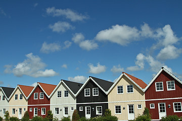 Image showing Houses in a village in Denmark