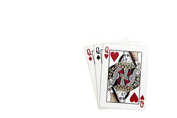 Image showing Playing cards background