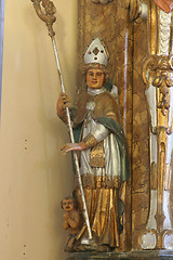 Image showing Statue of saint