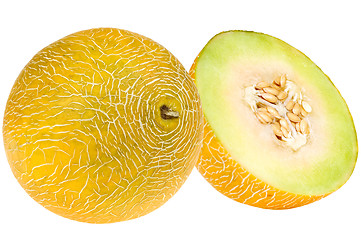 Image showing Fresh yellow melon