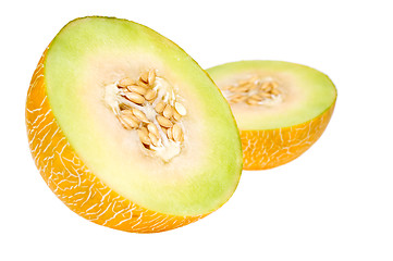 Image showing Fresh yellow melon