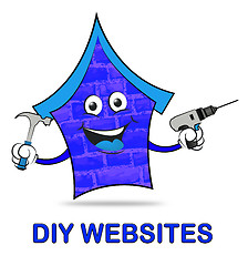 Image showing Diy Websites Represents Www Home And Habitation