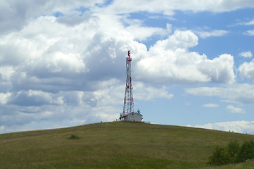 Image showing Cellular communications tower