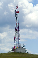 Image showing Cellular communications tower