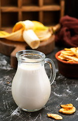 Image showing banana milk