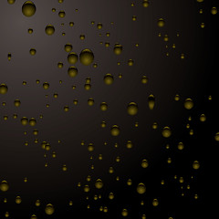 Image showing golden black bubble